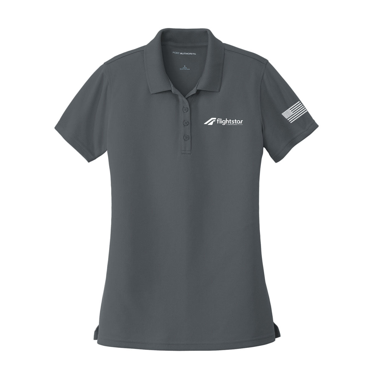 Flightstar Graphite Women's Dry Zone UV Micro-Mesh Polo