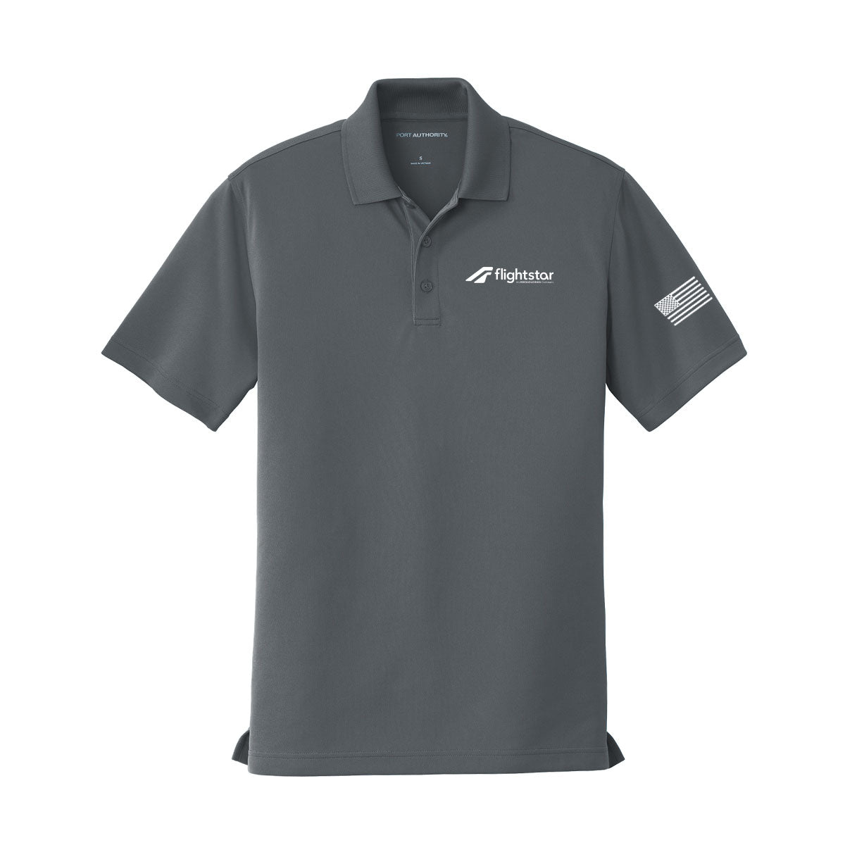 Flightstar Graphite Dry Zone UV Micro-Mesh Polo