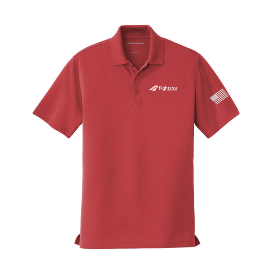 Flightstar Red Dry Zone UV Micro-Mesh Polo